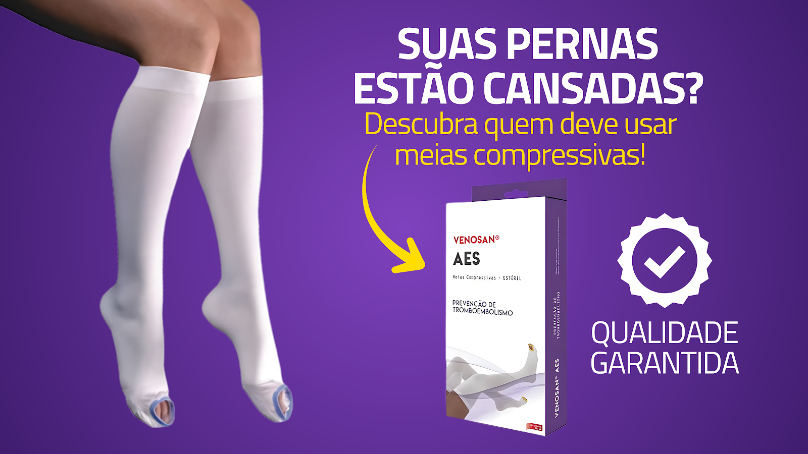 Quando usar a meia de compressão para prevenir varizes e trombose?