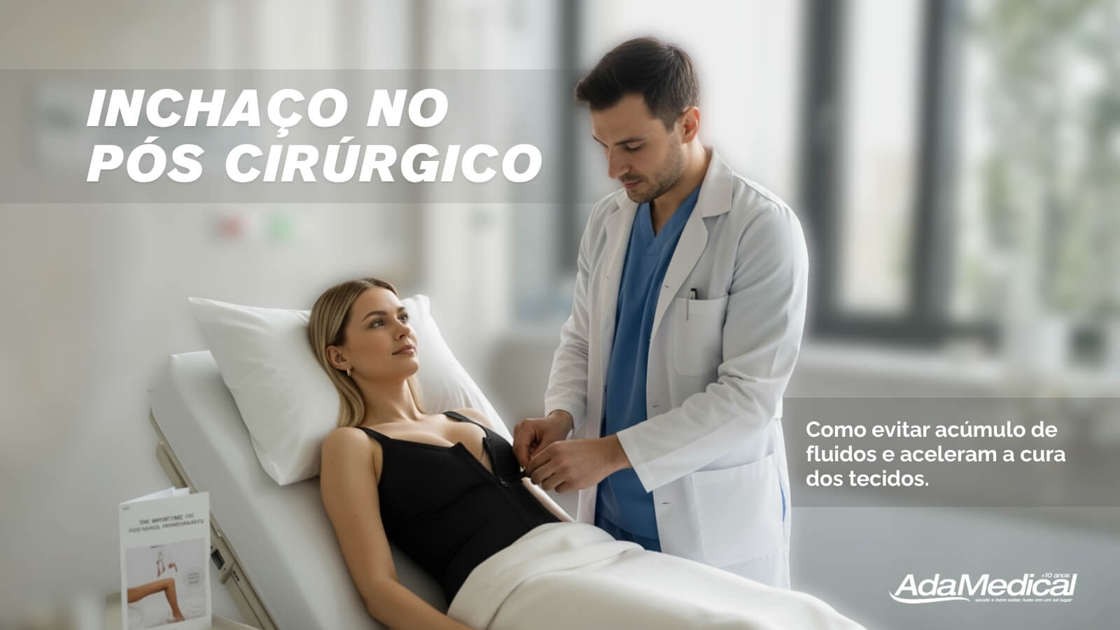 Como a compressão pode ajudar a reduzir o inchaço no pós-cirúrgico?