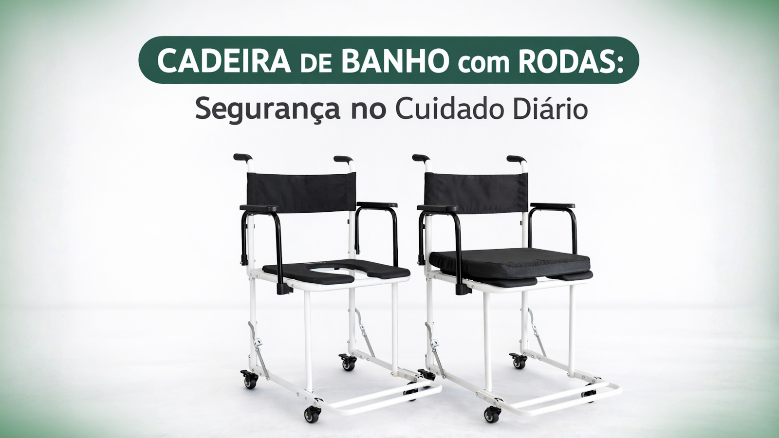 Qual a importância de uma cadeira de banho com rodas para a segurança do paciente?